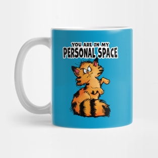 Personal Space Cat Mug